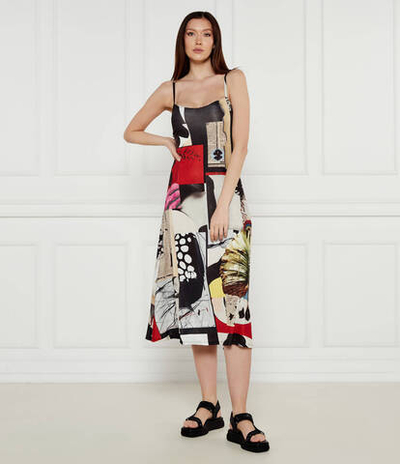 Платье Desigual x M. Christian Lacroix NEWSPAPER Desigual - разноцветная(25SWVK40)