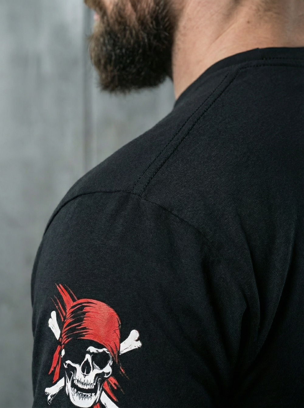 Футболка спортивная хлопковая мужская черная LEGENDA Чемпион