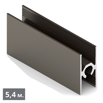 ЭКО Рамка средняя двери - центральный ригель (5,40 м) бронза матовая (AL) (AE0452) Aristo (Акция)