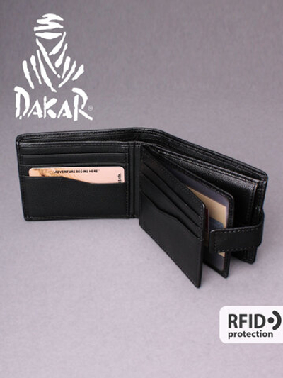 DKB1101R Preto - Портмоне Dakar с RFID защитой