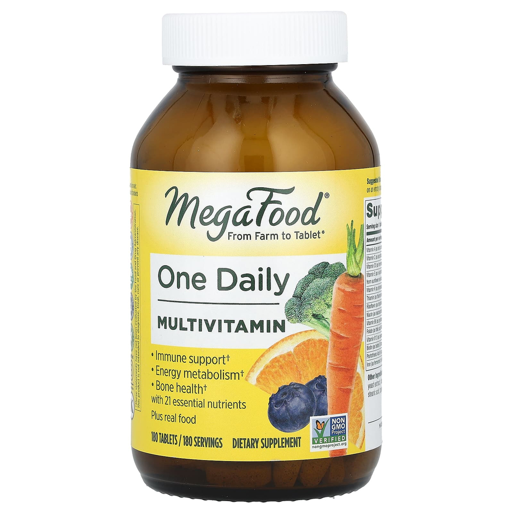 MegaFood, One Daily, мультивитаминная добавка, 180 таблеток
