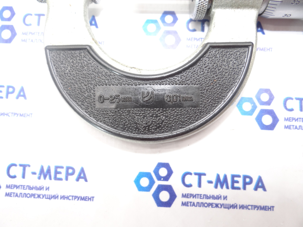 Микрометр резьбовой МВМ- 25 (0-25мм.) Цена деления 0.01мм. (Уценка)