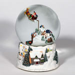 Новогодний шар со снегом "Сочельник"