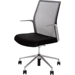 Кресло Hanson серая сетка, матовый алюминий