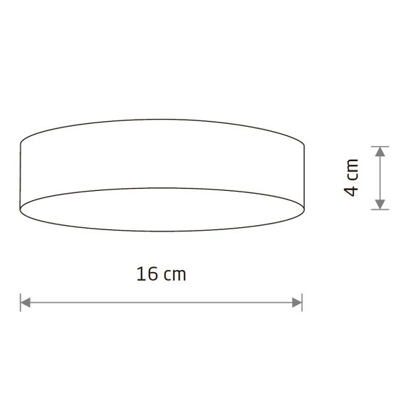 Потолочный cветильник Nowodvorski Lid Round Led Black 10407