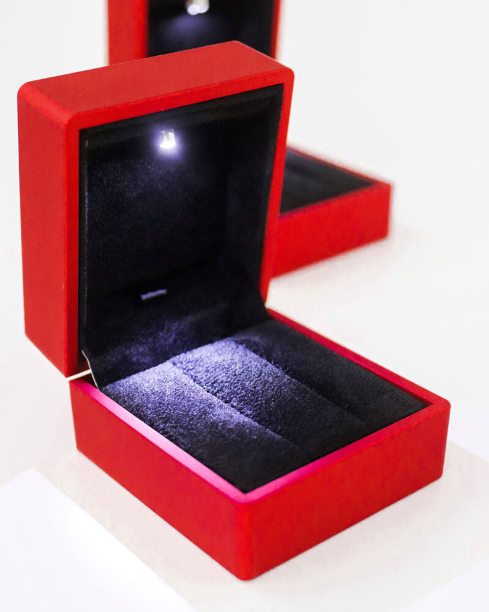 Футляр «Северное сияние» для пары обручальных колец