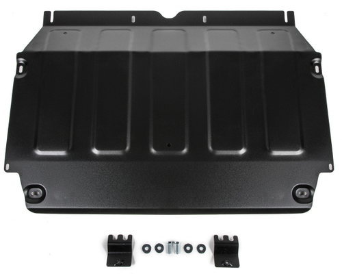 Защита картера и КПП Rival для Lexus UX 200 (V - 2.0) 2018-н.в./Toyota C-HR (V - 1.2T; 1.8 Hybrid; 2.0) FWD 2018-н.в., сталь 1.8 мм, с крепежом, штампованная, 111.9524.1