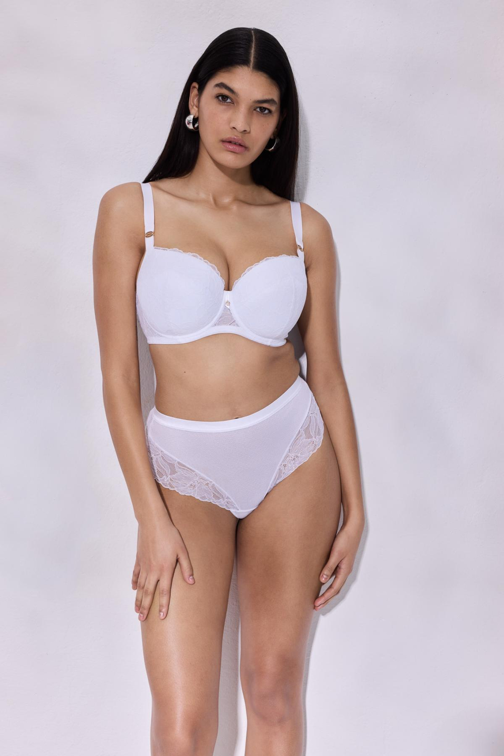 Белый бюстгальтер на косточках Glow (Размер: 90B) (Цвет: белый)