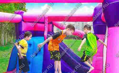 Батут для дачи "Маленькая фея" размер 5*3,5*2,7 м