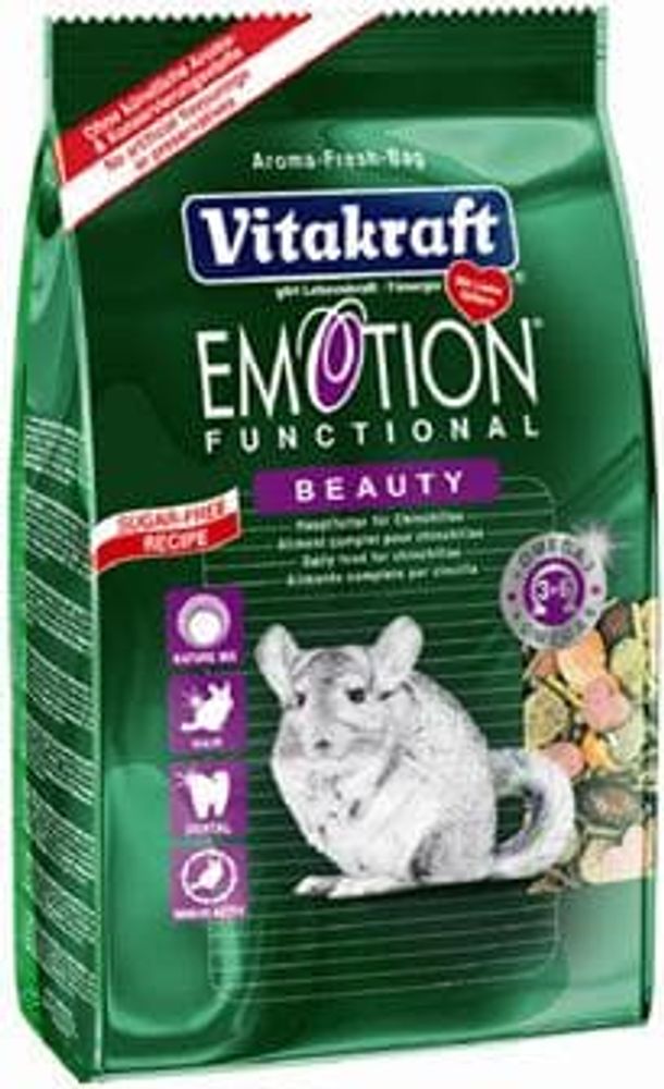 Vitakraft Корм для шиншилл EMOTION BEAUTY 600г Vitakraft Корм для шиншилл EMOTION BEAUTY 600г