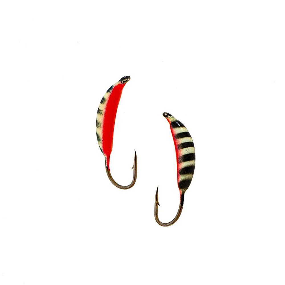 Мормышка вольфрамовая LumiCom СУПЕРБАНАН (покраска), 3,0мм, #343, 10 штук в упаковке