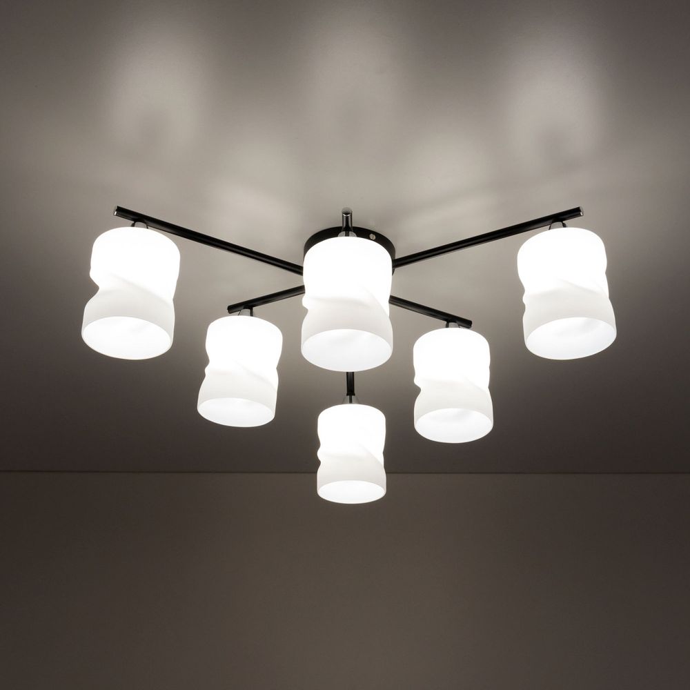 Citilux Нильс CL132165 Люстра потолочная Чёрная