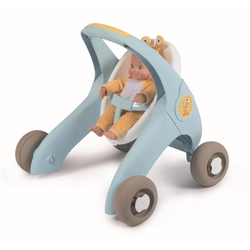 для кукол  Smoby MiniKiss  - коляска, ходунки 3в1