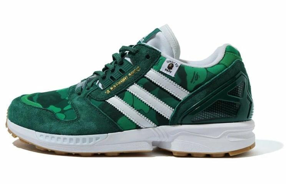 Кроссовки Undefeated X Bape X Adidas Originals Zx 8000