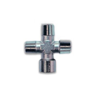 Разветвитель, 1 вход (гайка), 3 выхода (штуцер)