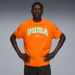 PUMA X RICK AND MORTY БАСКЕТБОЛЬНАЯ ФУТБОЛКА, ОРАНЖЕВЫЙ