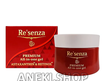 Гель для лица премиум-класса антивозрастной с ретинолом и астаксантином 100 г Rezensa