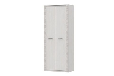 Шкаф для одежды распашной с полками Ясень Анкор светлый/Сандал светлый 90х49х220 см