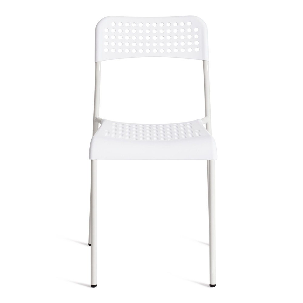 Стул ADDE (mod. C-049) металл/пластик, 39 х 49 х 78 см, White (белый)