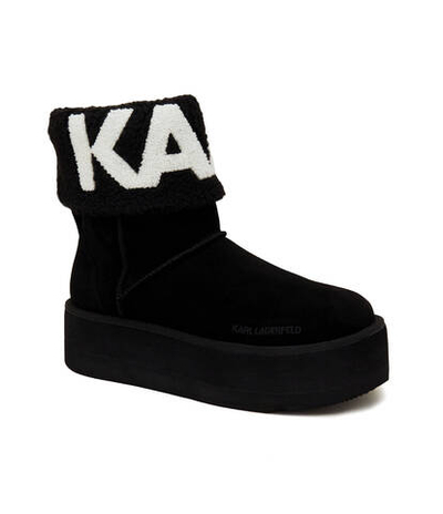 Кожаные угли thermo karl logo Karl Lagerfeld - черный(KL48552)