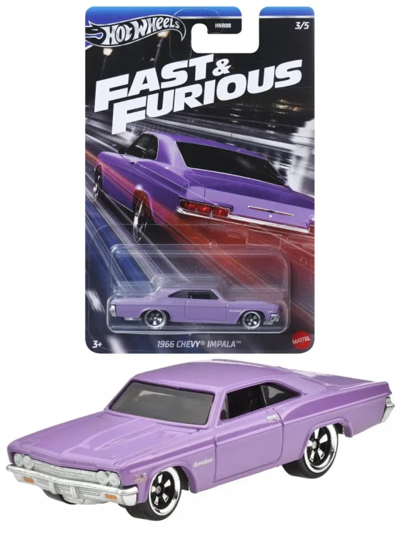 Машинка Хот Вилс 1966 Chevy Impala HNR88 HRW53