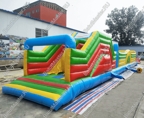 Надувная полоса препятствий "Веселые забавы"