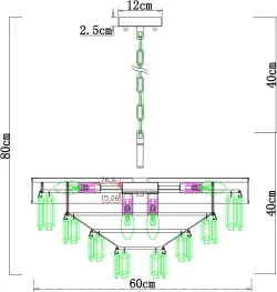 Подвесная люстра Arte Lamp ANNABELLE