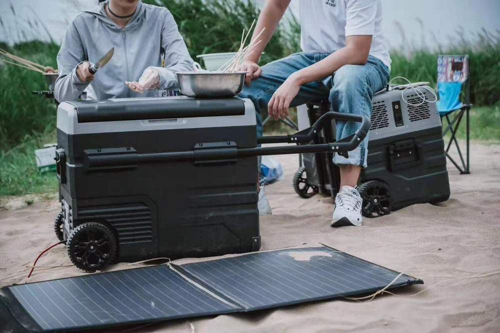 Автохолодильник компрессорный Alpicool T36 36 л, двухкамерный -20/+10°C, 12/24/220В