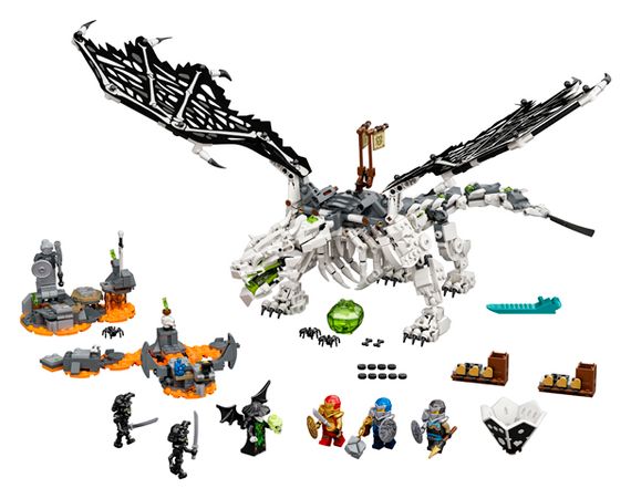 Lego Ninjago Skull Sorcerer&#39;s Dragon
