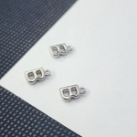 Буква "В", сталь, 9мм, литера, алфавит