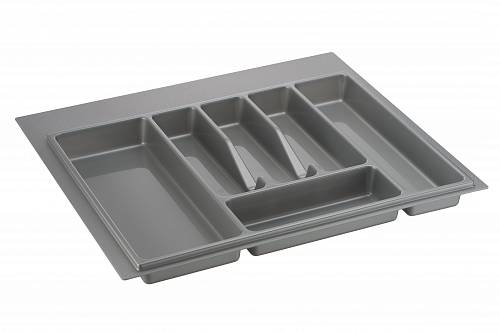 ЦБ005886 Лоток для столовых приборов М600мм, 540х490мм, серый КДМ