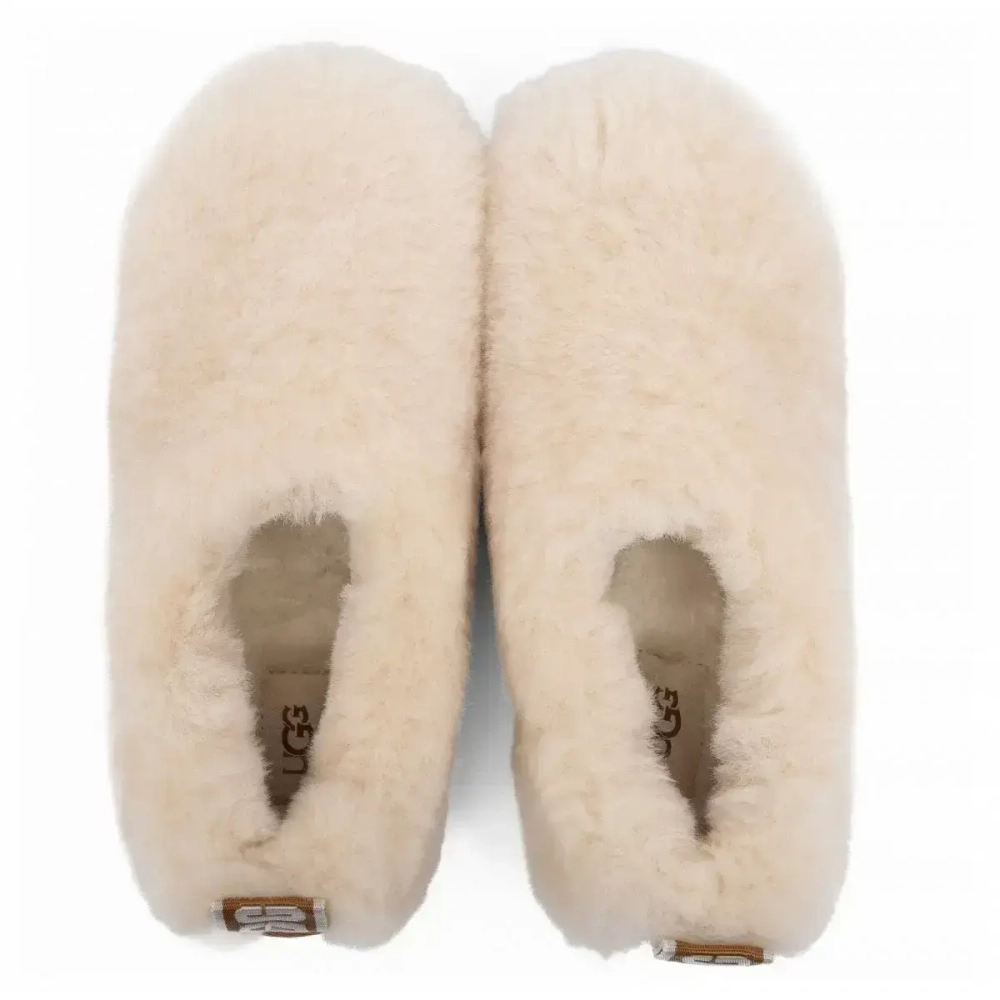 UGG Hailey Fluff Slippers Natural