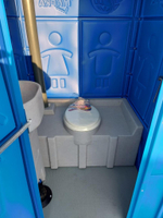 Туалетная Кабина  «Стандарт Кк Люкс» в сборе Экомарка  деревянный поддон T-20 (1200x1100x2200см;70кг;бежевый) - арт.561421