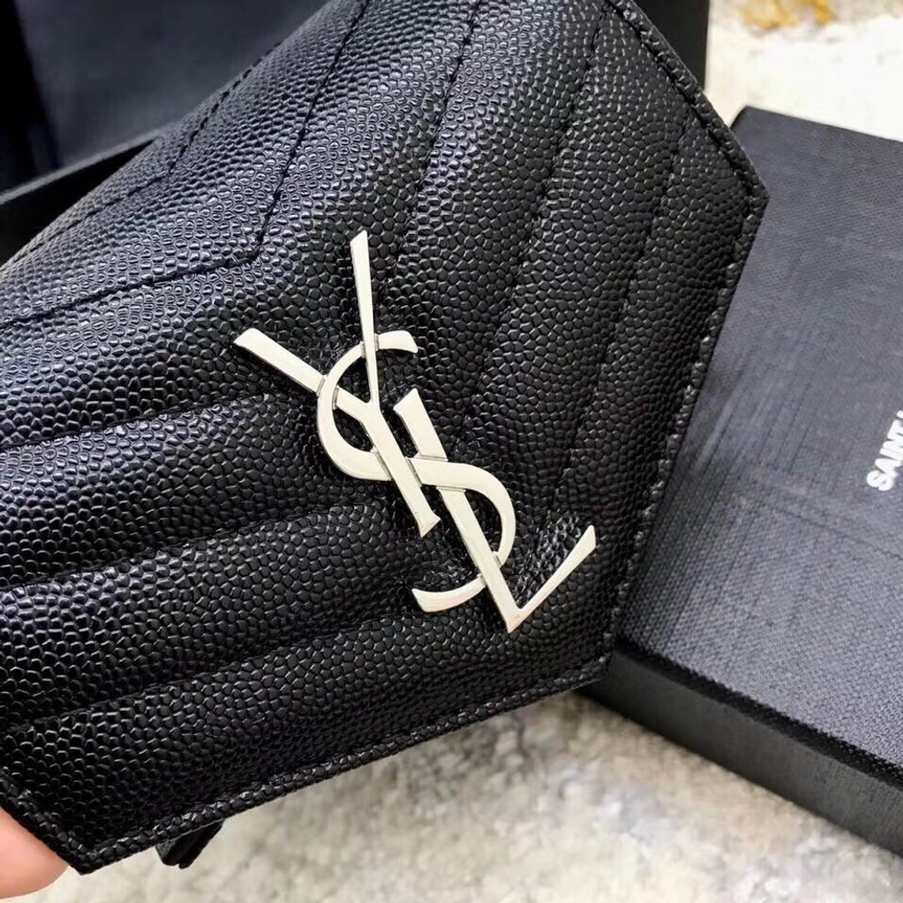 Saint Laurent Cassandre Fold Wallet