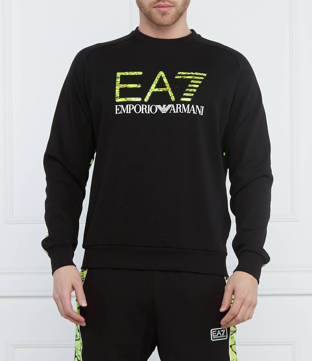 Худи EA7 - черный(3LPM54 PJEQZ)