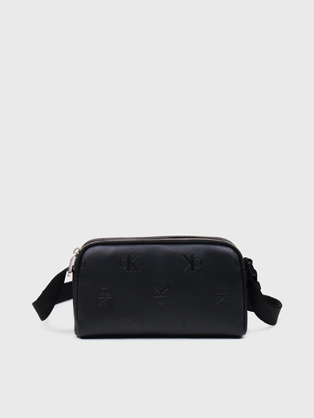 Сумка Calvin Klein Allover Monologo Camera Bag Black