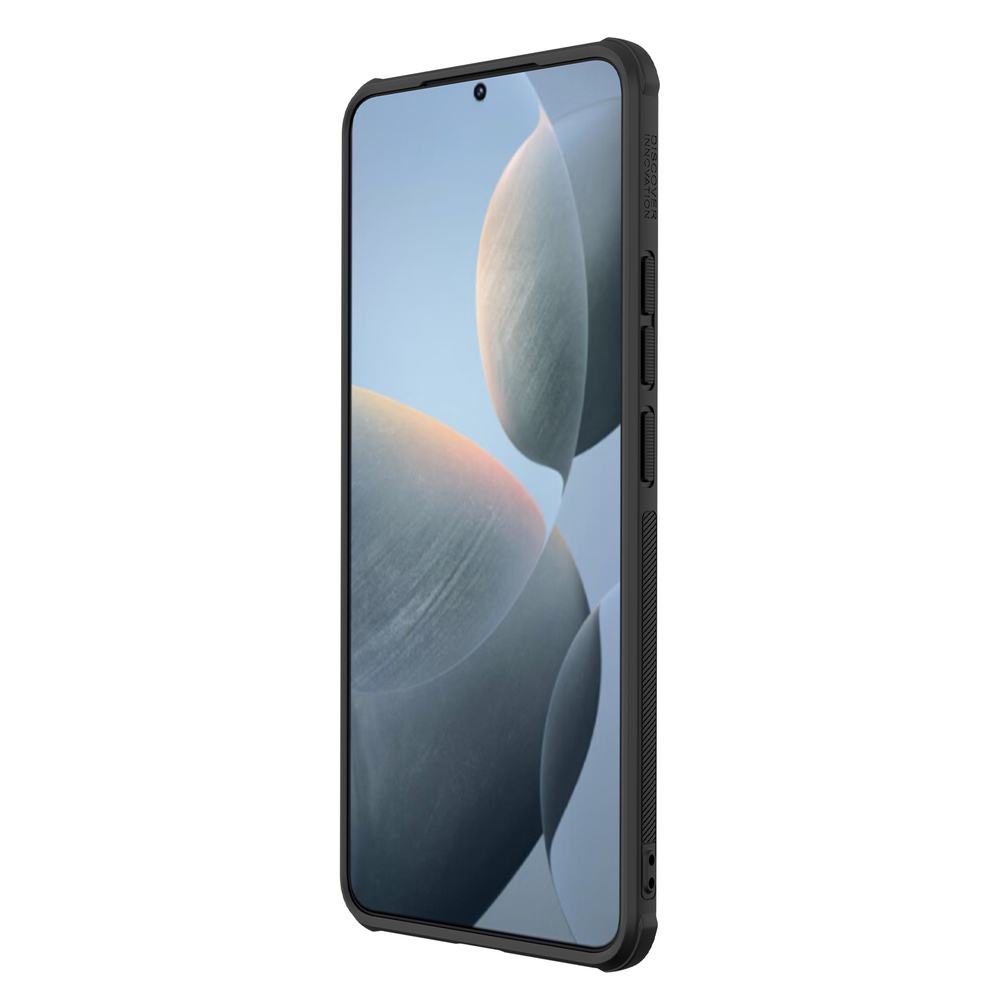 Усиленный противоударный чехол от Nillkin для Xiaomi Poco F6 Pro, серия Super Frosted Shield Pro