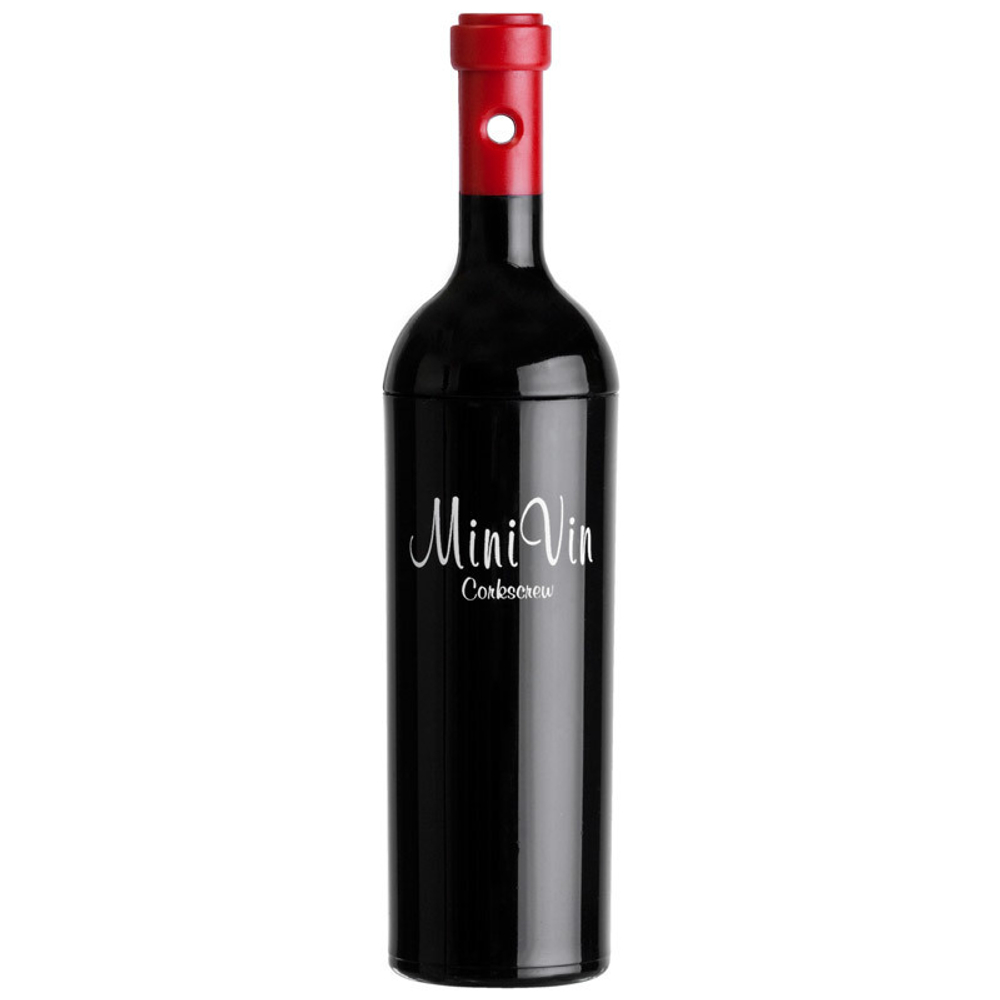 Штопор для бутылок черный mini vin