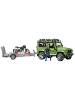 Внедорожник Land Rover с мотоциклом Ducati Брудер 02598