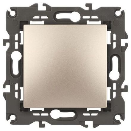 Переключатель перекрестный 1-кл. СП Elegance 14-1108-04 10А IP20 250В 10AX механизм шампань Эра Б0034260