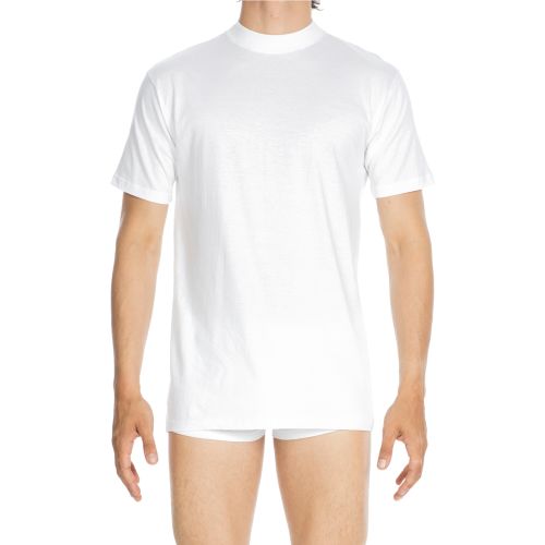 Мужская футболка белая HOM HARRO NEW Tee-Shirt Crew Neck 405508_40M015