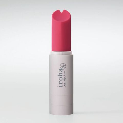 Мини-вибратор в форме помады Iroha Stick Hamanasu (Цвет: розовый)