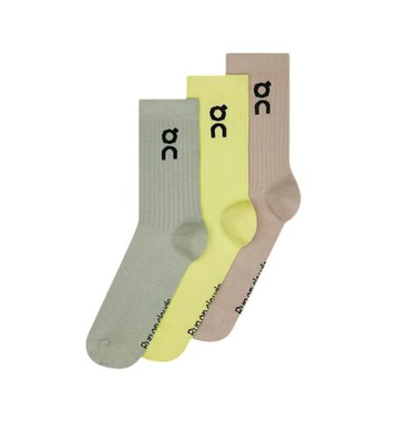 Теннисные носки On Logo Sock High 3P - lemonade/tin