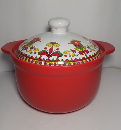 Кастрюля керам. Едим дома 3,5л. Карусель