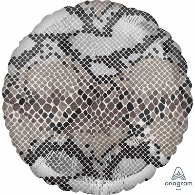 Фольгированная фигура, круг 18"/46СМ Змеиная кожа Сафари