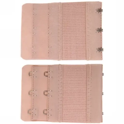 Расширитель для бюстгальтера, цвет бежевый, 3 крючка, 5,5*8см