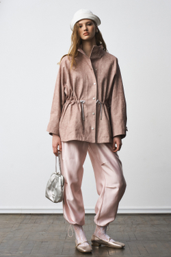 Жакет-парка 1310 розовый