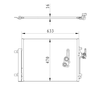 Kular - 86110-KLR - Condenser, air conditioning