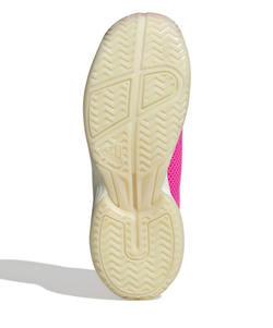 Детские Кроссовки теннисные Adidas Courtflash Tennis K - ярко-розовый/серебристый металлик/нежно-розовый