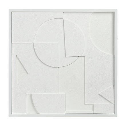 Панно декоративное с эффектом 3D Minimalism, с белой рамой, 60х60 см